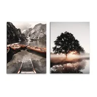 Obrazy i zdjęcia na płótnie - Obraz Canvas Set 2x 32 x 42 ST757 View - miniaturka - grafika 1