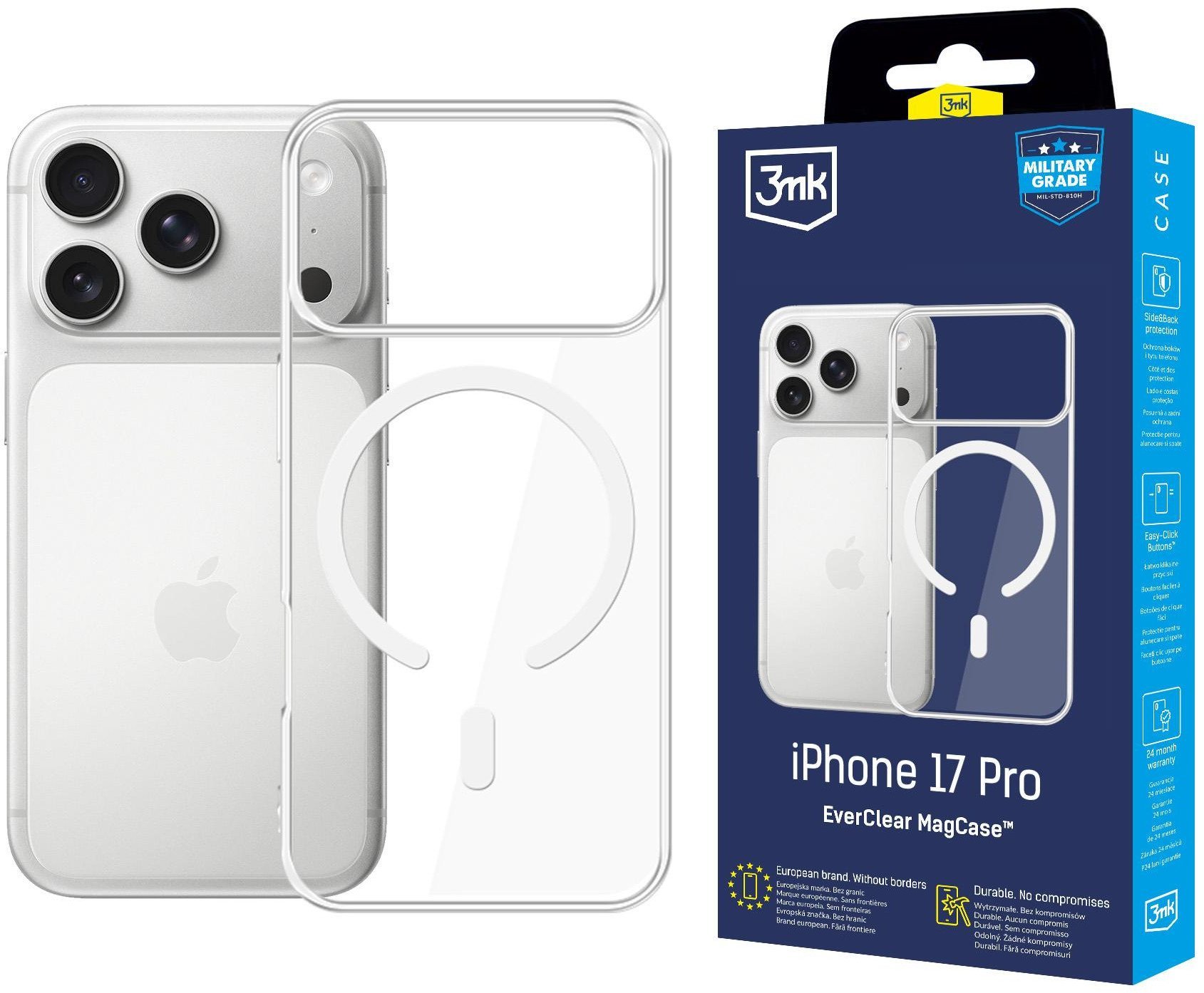 3mk EverClear MagCase pro Apple iPhone 17 Pro