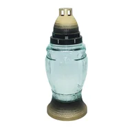 Lampiony i znicze - Znicz Z-384 kolumna antyczna 25 cm złoty - miniaturka - grafika 1