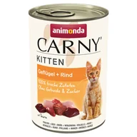 Mokra karma dla kotów - Animonda Carny Kitten, 12 x 400 g - Drób i wołowina - miniaturka - grafika 1