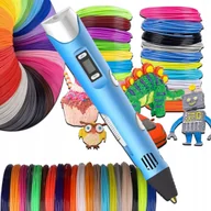 Długopisy 3D - DŁUGOPIS 3D DRUKARKA PEN dla Dzieci Zestaw + FILAMENT Wkłady 510M - miniaturka - grafika 1