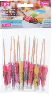 Parasolki do drinków wykałaczki CUISINE ELEGANCE 12el - Dekoracje sali - miniaturka - grafika 3