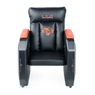 Sofy i kanapy - Dla gracza sofa E-blue Auroza EEC338, czarno-czerwona - miniaturka - grafika 1