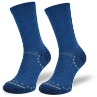 Skarpetki damskie - Skarpety trekkingowe STAL, ciemny niebieski - miniaturka - grafika 1