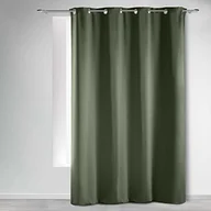 Zasłony - miękka wewnętrzna zasłona z oczkami 135 X 240 cm zaciemniająca jednokolorowa okultystyczna Khaki - miniaturka - grafika 1