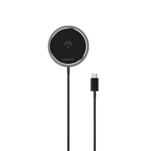Ładowarka indukcyjna MagSafe 15W Dudao - czarna - Ładowarki do telefonów - miniaturka - grafika 1