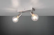 Lampy sufitowe - RL VANNES Nikiel mat 2xE27 Spot RL R80182007 R80182007 - miniaturka - grafika 1