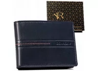 Portfele - Duży, skórzany portfel męski z systemem RFID — Rovicky - miniaturka - grafika 1
