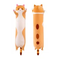 Maskotki i pluszaki - Długi Kotek Poduszka Pluszak Kot Maskotka 130cm - miniaturka - grafika 1