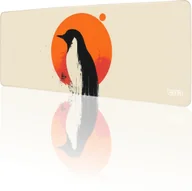 Podkładki pod mysz - DUŻA PODKŁADKA POD MYSZKĘ Planeta Pingwina 80x30 TILT Na biurko Wytrzymała - miniaturka - grafika 1