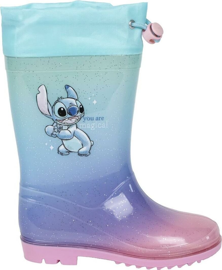Kalosze dziecięce Stitch jasnoniebieskie - 34