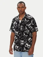 Koszule męskie - DC Koszula ADYWT03115 Czarny Regular Fit - miniaturka - grafika 1