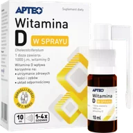 Witaminy i minerały - Apteo, witamina D w sprayu, 10 ml - miniaturka - grafika 1