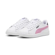 Buty dla dziewczynek - Dziecięce buty Smash 3.0 L PUMA White Mauved Out Galactic Gray Pink - miniaturka - grafika 1