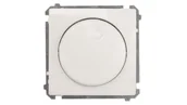 Gniazdka elektryczne - Kontakt Simon Ściemniacz obrotowy Basic biały - miniaturka - grafika 1