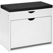 Szafki na buty - Szafka na buty VELIA HOME Hedor Biały - miniaturka - grafika 1