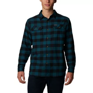 Koszule męskie - Męska koszula flanelowa Columbia Flare Gun™ Stretch Flannel Shirt night wave buffalo check - M - grafika 1