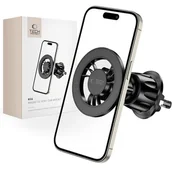 Uchwyty samochodowe do telefonów - Uchwyt na telefon TECH-PROTECT N56 MagSafe Vent Czarny - miniaturka - grafika 1