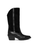 Kozaki damskie - Badura Kozaki EO-BAYLOR-07101 Czarny - miniaturka - grafika 1