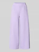 Spodnie damskie - Spodnie o szerokim kroju z elastycznym pasem model ‘Kate’ - miniaturka - grafika 1