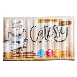 Mega Pakiet Catessy Sticks, 150 x 5 g - BBQ z indykiem - Przysmaki dla kotów - miniaturka - grafika 1