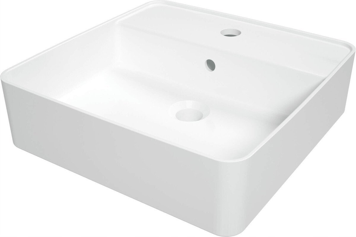 Deante Umywalka Ceramiczna Nablatowa Z Wyspą Na Baterię CGS_6U4B