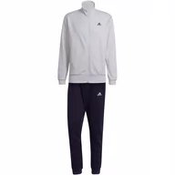 Dresy męskie - Dres męski adidas Logo Graphic Track Suit szaro-granatowy H61134 M - miniaturka - grafika 1
