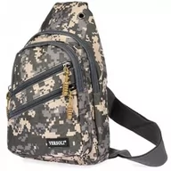 Torby męskie - Torba męska dziecięca plecak przewieszka NER-M-36 SZARA - miniaturka - grafika 1