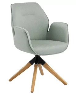 D2.Design Krzesło obrotowe Aura light grey auto re turn 218611 - Krzesła - miniaturka - grafika 1