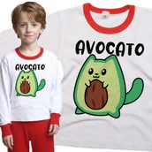 Piżamy dla dziewczynek - Piżama dziecięca Avocato Kot I Awokado 98/104 - VoloDonum - miniaturka - grafika 1