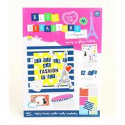 Przybory szkolne - Inter-druk Zestaw kreatywny A4 z naklejkami Stripes&Dots - miniaturka - grafika 1