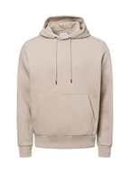 Swetry męskie - Jack & Jones Męski sweter z kapturem - JJEstar Mężczyźni szary|beżowy jednolity, S - miniaturka - grafika 1