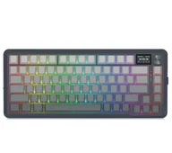 Klawiatury - Redragon K708GG-RGB-PRO Flekact Leopard Switch Szary - miniaturka - grafika 1
