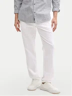 Spodnie męskie - Tom Tailor Spodnie materiałowe 1044716 Biały Regular Fit - miniaturka - grafika 1