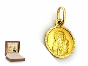 Ciesielscy Złota zawieszka 585 medalik prezent grawer CS-ZA_1533_F-0-585 - Biżuteria religijna - miniaturka - grafika 1