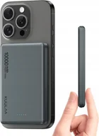 Powerbanki - Kuulaa Powerbank MagSafe 10000mAh 20W Szary USB-C Ładowanie Bezprzewodowe - miniaturka - grafika 1