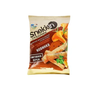 Grzanki o smaku grzybów leśnych "Snekkin" 70g - Krakersy - miniaturka - grafika 1