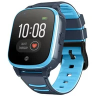 Smartwatch - Forever KW-500 Look Me 4G LTE Niebieski - miniaturka - grafika 1