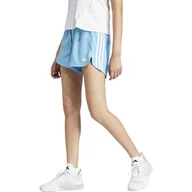 Spodenki damskie - adidas Damskie szorty Pacer Training z 3 paskami tkane z wysokim stanem, XL, 7,5 cm czarne, Czarny, XL - miniaturka - grafika 1