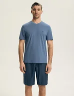 Piżamy damskie - Piżama męska Post Henderson granatowy 3XL - miniaturka - grafika 1