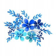 Pasmanteria - Naprasowanka Kwiaty Termo Naklejka Aplikacja - miniaturka - grafika 1