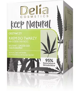 Delia Cosmetics Cosmetics Keep Natural Odżywczy Krem do twarzy na dzień i noc 50ml - Kremy do twarzy - miniaturka - grafika 1