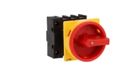 Wyłączniki światła i elektryczne - Eaton Rozłącznik 40A 3P+N czerwono-żółta rączka z blokadą P1-40/EA/SVB/N 199896 - miniaturka - grafika 1