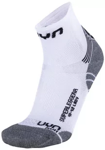 UYN UYN Run Superleggera Socks Women, white/grey EU 35-36 2020 Skarpetki kompresyjne S100077W06835/36 - Skarpetki i podkolanówki sportowe - miniaturka - grafika 1