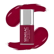 Lakiery hybrydowe - Semilac Lakier hybrydowy One Step Glossy, S570 Dark Raspberry - miniaturka - grafika 1