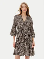 Sukienki - Vero Moda Sukienka codzienna Melba 10329936 Brązowy Loose Fit - miniaturka - grafika 1