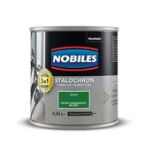 Farby olejne i specjalne - Nobiles Farba Stalochron Zielony szmaragdowy RAL 6001 0,65 l - miniaturka - grafika 1