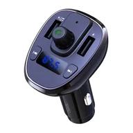 Transmitery FM - XO transmiter FM BCC05 Bluetooth MP3 ładowarka samochodowa 18W czarna - miniaturka - grafika 1