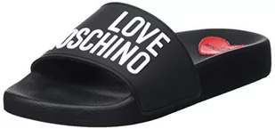 Love Moschino, Sandały damskie, Kolekcja Wiosna Lato 2021, Żółty, 39 EU - Sandały damskie - miniaturka - grafika 1