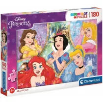 Clementoni Puzzle 180 Super Kolor Princess - - Puzzle - miniaturka - grafika 1